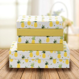 Elegant Comfort Luxury Soft Bed Sheets Pineapple Pattern - 1500 Premium Hotel Quality Microfiber Softness Wrinkle and Fade Resistant (6-Piece) Bedding Set, Full, Pineapple