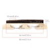 6 String Banjo Bridge 3 Legged Banjo Parts Maple Ebony