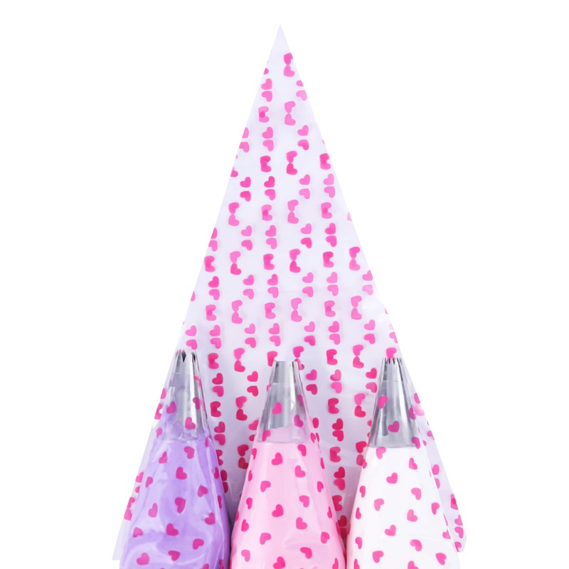 PME VD24IB040 Valentines Icing Piping Pack of 12 Disposable Bags,