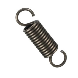 TOP-VIGOR 1Pcs Extension Compressed Spring, 2.5mm Wire Dia, 18mm OD, 70mm Free Length Durable Steel Compression Springs, Small Dual Hook Extended Tension Springs