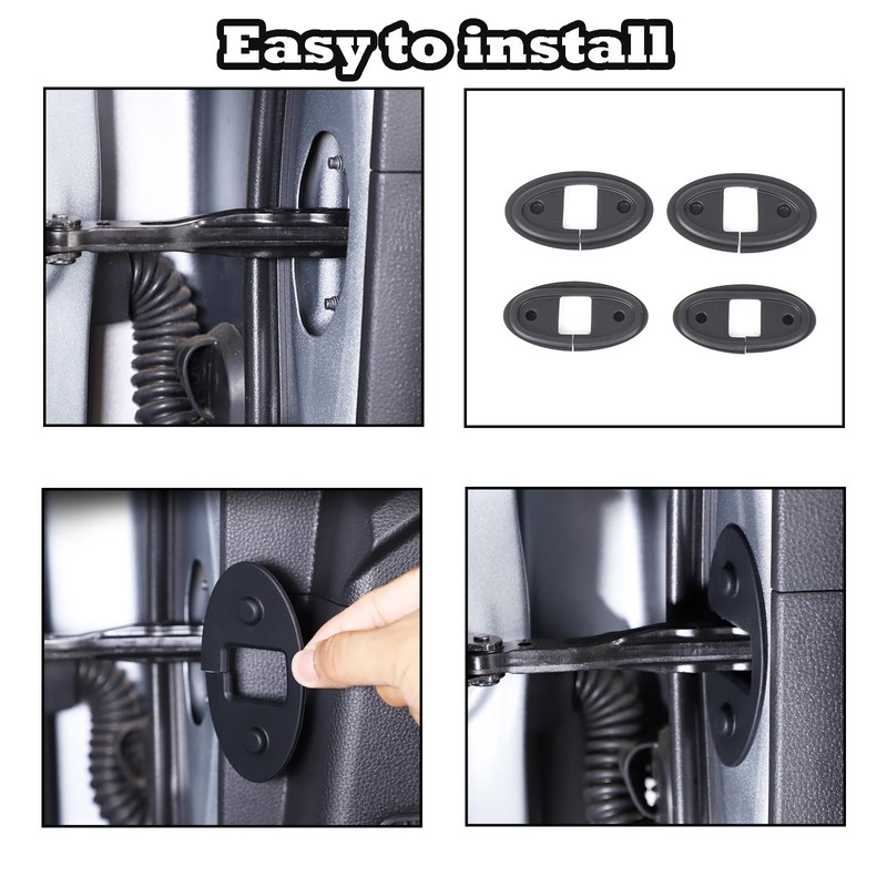Heutamo Door Lock Latch Protective Cover Compatible with Toyota Tacoma