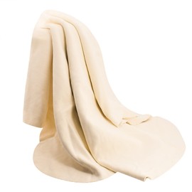 River Lake Chamois Cloth for Car - Drying Towel Shammy - Natural Real Leather - Washing Cloth - Cleaning Towel - Car Wipes - 39'' x 25.6''