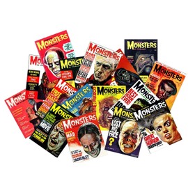 Classic Famous Monsters of Filmland Vinyl Stickers - Series 1 - Set of 16