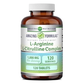 Amazing Formulas Arginina Citrulina 1000 120 Tabletas