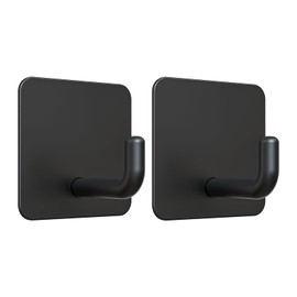 Zhyraze Emergency Fire Blanket Hooks for Fire Blankets, Black - 2 Pack