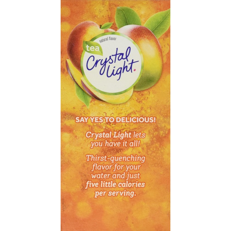 Crystal Light On The Go Peach Mango Green Tea, 10