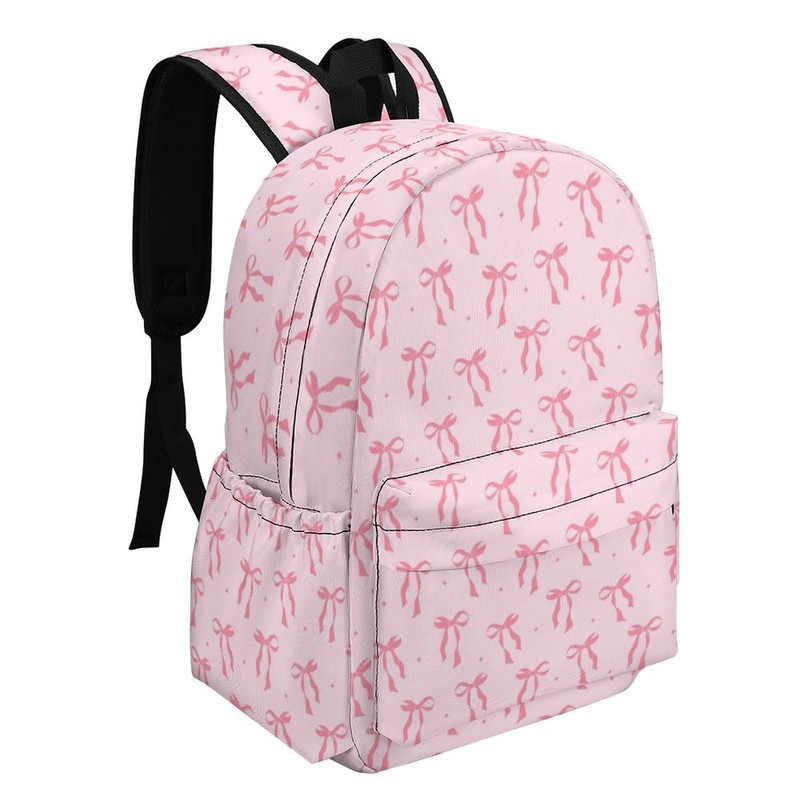 CSSGUOTOU Bow Cute School Bag, Bow Backpack, 17 inch Preppy
