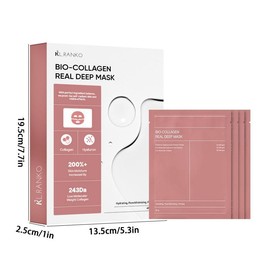 Collagen Peptide Facial Mask, 2 Boxes Moisturizing Facial Mask, Hydrating Facial Skin Care Mask, Face Mask for Women & Men
