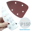 Cjueiom 25 Pcs 150 Grit Mouse Sander Sandpaper, 5 Hole