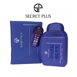 Secret Dark Blue by Secret Plus 3.4oz Eau De Parfum Men New Sealed Box