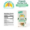 Newman's Own Organic Peppermint Tea Caffeine Free Refreshing Mint Herbal