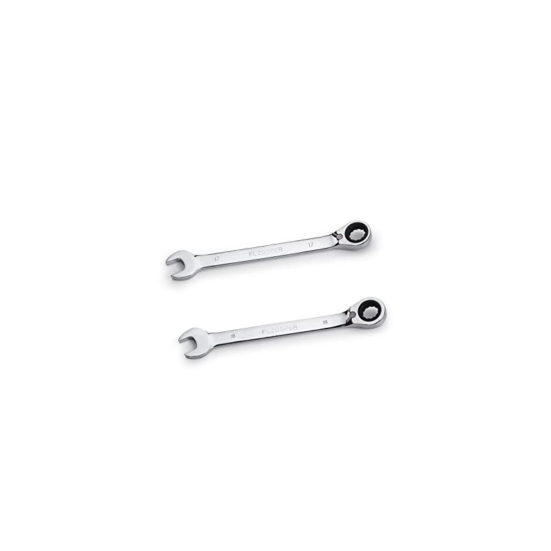 FLZOSPER 8mm Metric Reversible Geared Wrench,Box End Head 72-Tooth Reversible