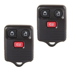 LSAILON Keyless Option Keyless Entry Remote Control Car Replacement Compatible with for Ford/for Ranger/for Lincoln/for Mazda/for Mercury 8L3Z15K601B 3 Buttons Keyless Entry Option pack of 2