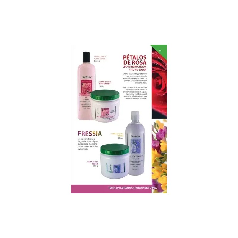 Crema Liquida Freesia Garden Joss Fervier 1lt. 2pzs