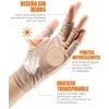2 Guantes Protección UV Mujer, Mitones Deportes,Tamaño 19.3x8.5cm