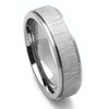 DoubleAccent 6MM Comfort Fit Titanium Wedding Band Flat Hard Brushed