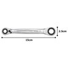 TONE RMW-0813 4-Way Ratchet Glasses Wrench Double Side Width 0.3