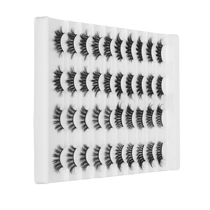 20 Pairs Mixed Half Eye False Lashes High Imitation 6D