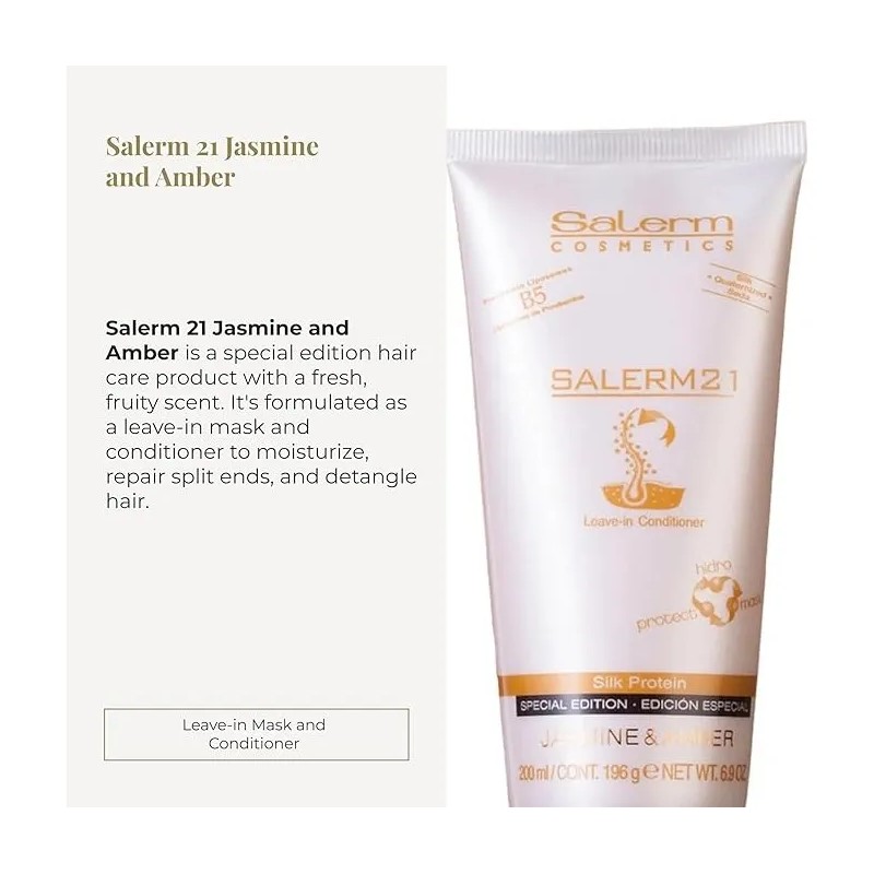 Acondicionador Para Cabello Procesado Y Dañado Salerm 200 Ml
