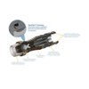 PPC BELDEN EX11N716PLUS Signal Tight Aqua Drop Connectors for RG6