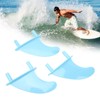 Surfboard Fins Soft Top Tri Fin Set PVC Plastic for