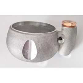 AAOK Harley WR Schebler BARE "Bean Pot" FLOAT BOWL for Linkert Flathead Carburetors