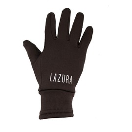 Lazura - Calgary Winter Riding Gloves | Soft Winter Gloves for Riding | Includes Reins Reinforcement | Thin Warm Gloves in Brown | Unisex Riding Clothing in Size XS