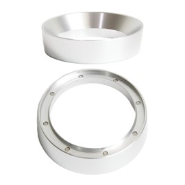 FRAINEL 58mm Espresso Portafilter Funnel & Kitchen Food Dosing Ring. 8X Magnetic. Lightweight Aluminum Alloy for E61 Leveler | Tamper & Grinder Accessories | Summer Iced SOE Cafe