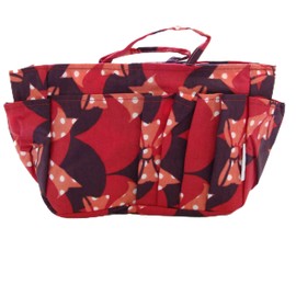 The Plaid Purse Bag Organizer - Red Ribbons