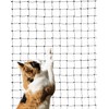 QWORK Wire Reinforced Cat Net with Mounting Set 3 x