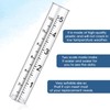 SynHHergyx 2 Pcs 5" Rain Gauge Replacement Tubes for Outdoor