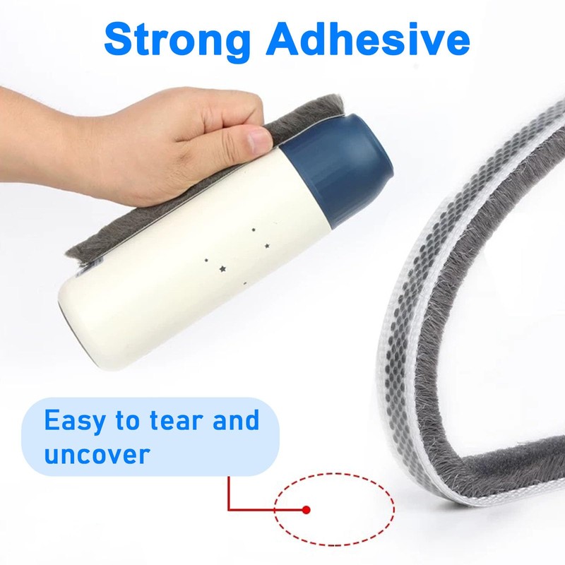 Weather Stripping Door Window Seal Strip 33 Ft, Selfadhesive Strong