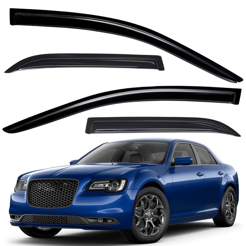 Lightronic Extra Durable Outside-Mount Auto Vent Window Visor, Fits 2011-2023