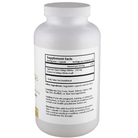 One Planet Nutrition Nano Ginkgo Biloba Capsules - 250 mg (120 Count)