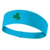 Clover Good Luck Symbol Graphic Printed Moisture Wicking Headbands -
