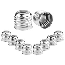 SinLoon 10 Pcs E27 to E14 Socket Adapter E27 to E14 Light Socket Extender Lamp Base Converter Adapter Light Fixtures Accessories