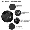 NBTEPEM Bling Car Center Console Cover, Leather Car Arm Rest