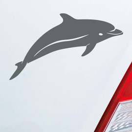 Hellweg Druckerei Dolphin Dolphin Fish Animal Tuning Car Sticker Rear Window Sticker