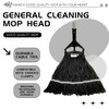 KLHB-YF Commercial Cotton Mop Heavy-Duty Industrial with 2 Replacement Heads