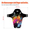 CNC Bicycle Mudguard, MTB/Mountain Bike Mudguard, 2 Pieces Rear and
