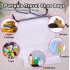 30pcs Transparent Travel Shoe Bags, Water Resistant Shoe Bags for