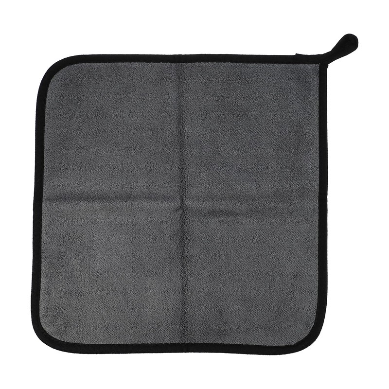 X AUTOHAUX 4pcs Microfibre Car Drying Towel 11.81"x11.81" Extra Large