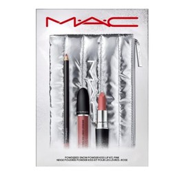 MAC Powdered Snow Powder Kiss Lip Kit - Pink