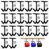 Tolare 20 Pcs Under Shelf Hooks, Zinc Alloy Double Prong