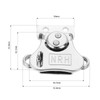 Butterfly Twist Latch, Yetaha 5 PCS Spring Loaded Toggle Clamp
