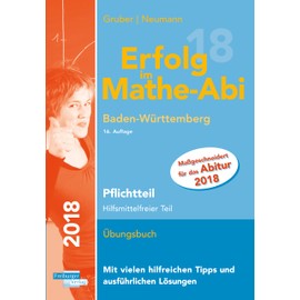 Erfolg im Mathe-Abi 2018 Pflichtteil Baden-Württemberg: mit der Original Mathe-Mind-Map