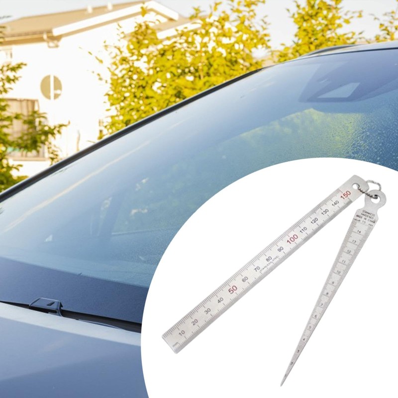 Milageto Taper Gauge Measuring Tool Stainless Steel Easy to Read