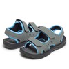 Skysole Sandalias resistentes de doble banda para niño, Azul LT,