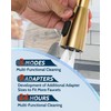 Kitchen Faucet Head Replacement:Stainless Steel Spray Head,3 Modes Pull Out