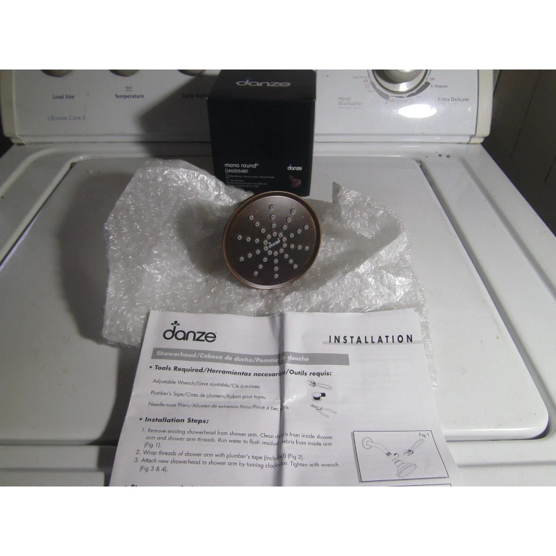 Danze D460054BR Mono Round 2.5 GPM Single Func. Shower Head